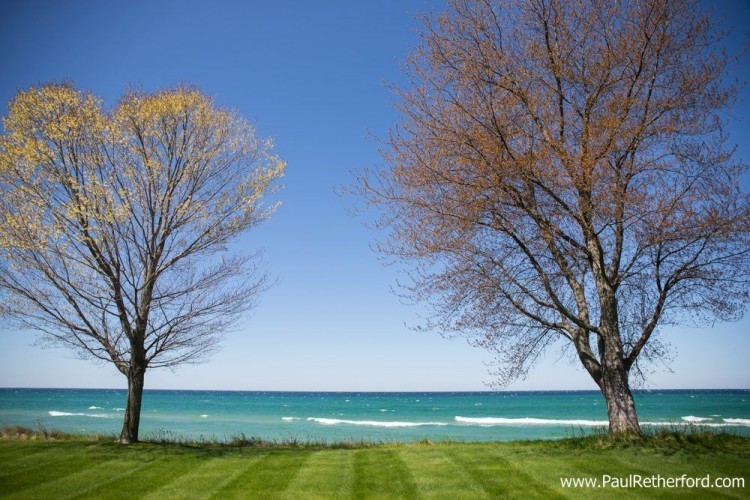 lake michigan shoreline photo