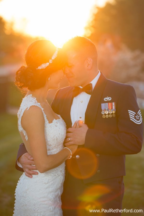 air force military wedding castle farms photo