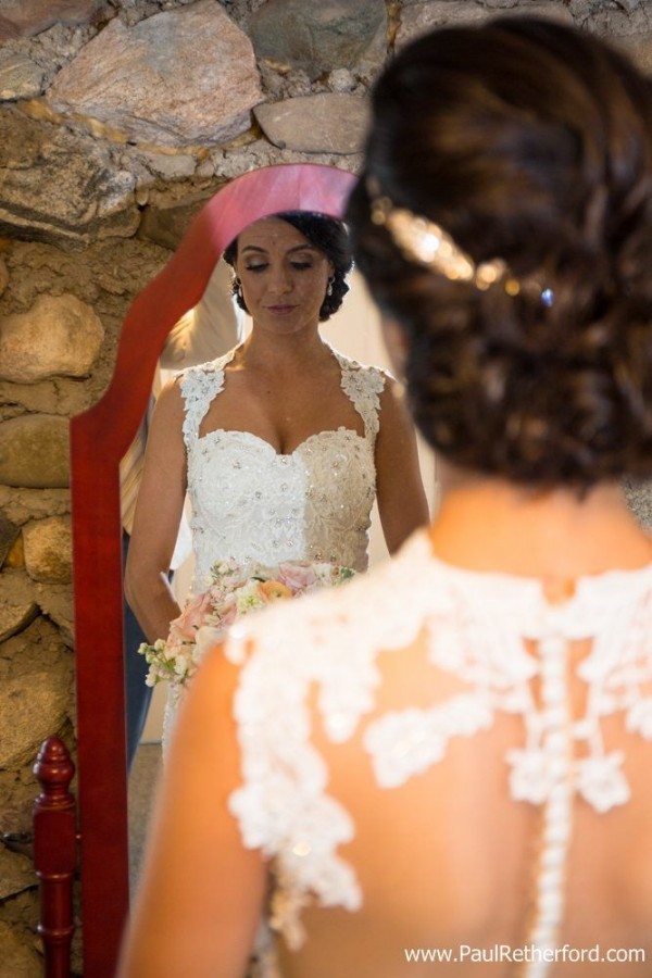 justin alexander wedding dress photo