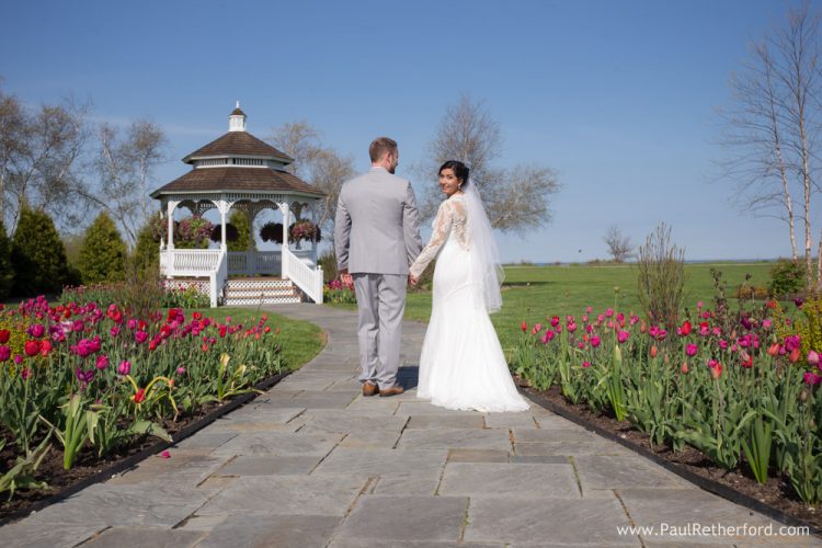 mission point gazebo wedding photo