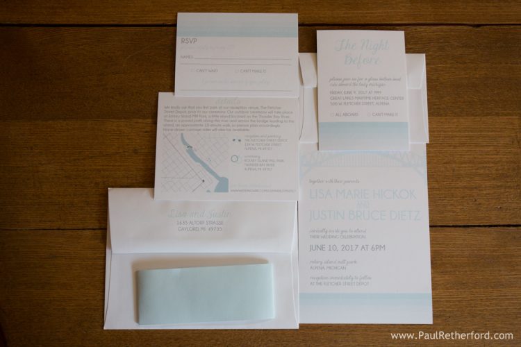 alpena michigan wedding program photo