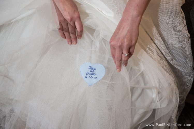 wedding patch dress bride groom date photo