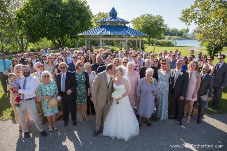 rotary island wedding photo