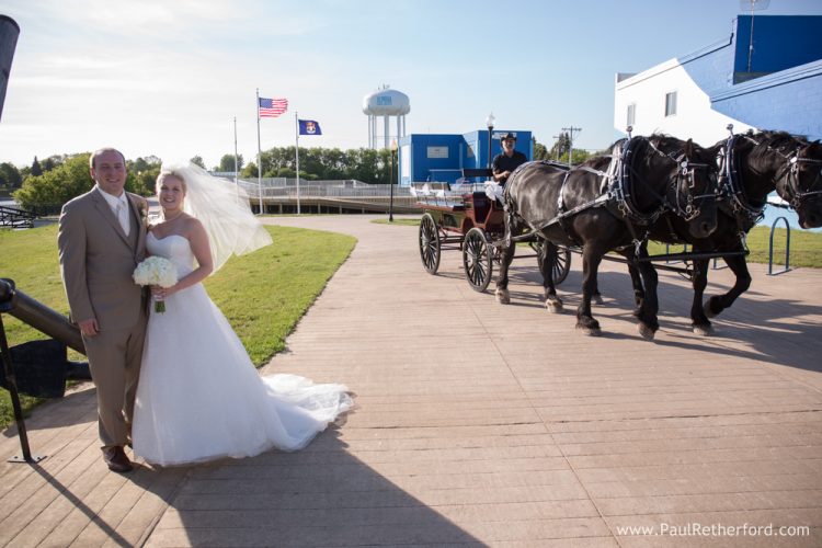 horse carriage alpena michigan photo