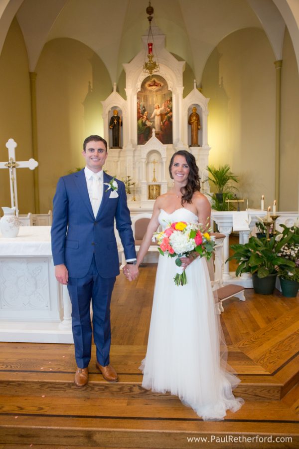 Hair by Vogue Salon Watters wedding dress Holy Childhood of Jesus Christ photo