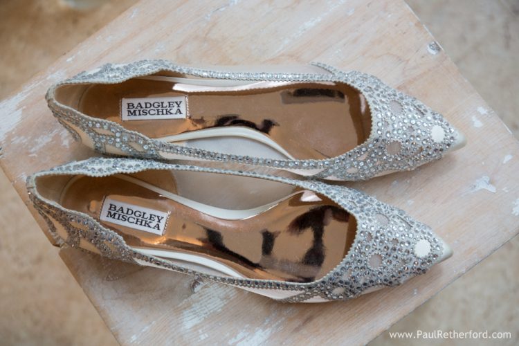 badgley mischka wedding shoes photo