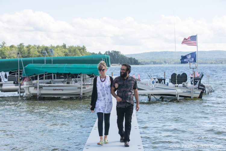 dock crooked lake michigan photo