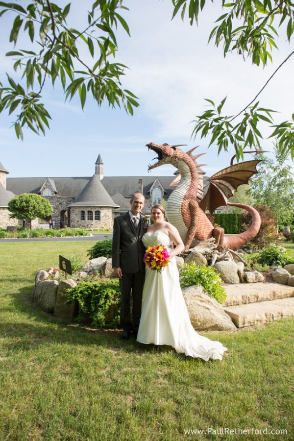 castle wedding michigan photo