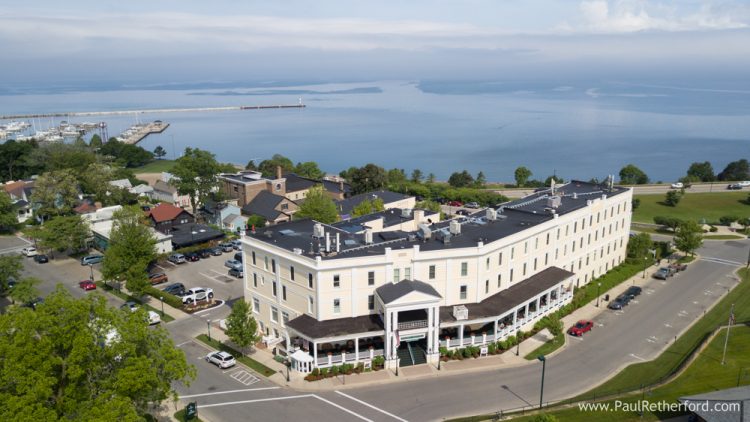 perry hotel aerial photo petoskey