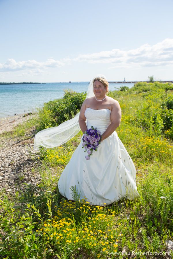 bride mackinac island photo