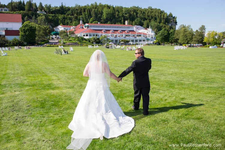 Mackinac Island Mission Point Resort gazebo wedding photography