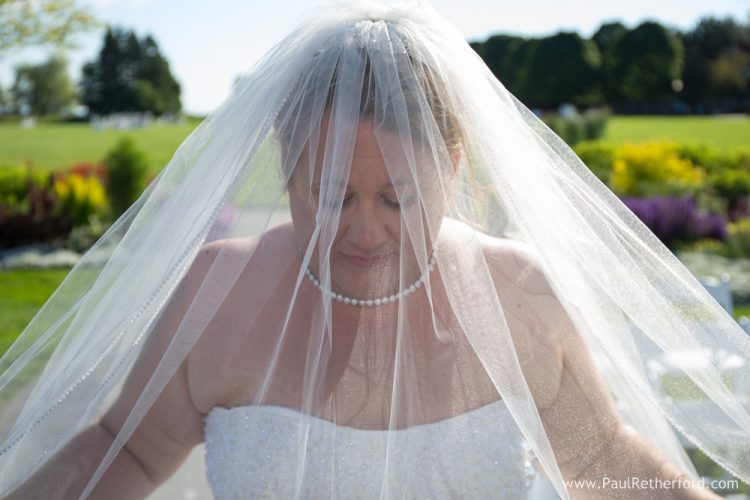 mackinac island bride photo