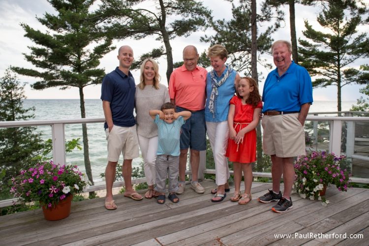 vacation home family photo harbor springs