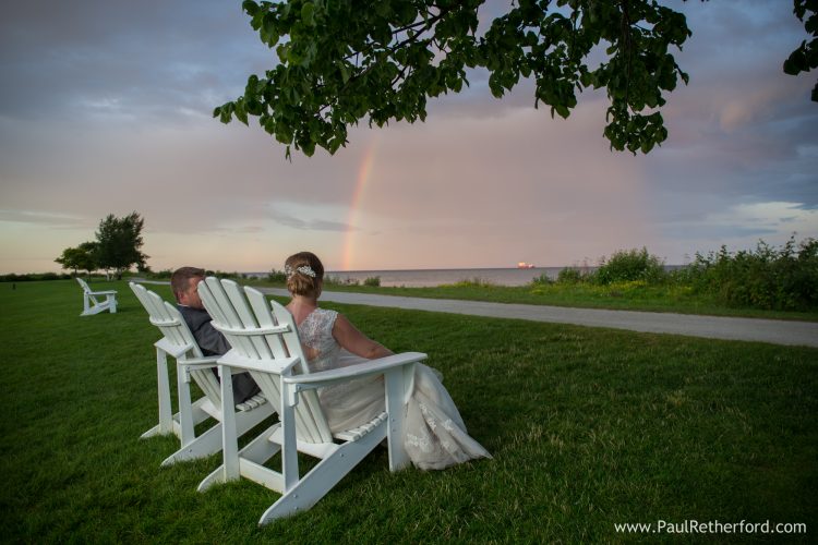 rainbow wedding mackinac island michigan