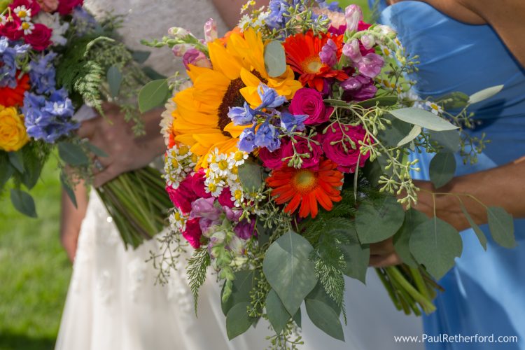 margaret's garden wedding flowers photo