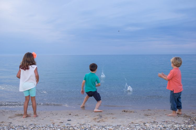 Charlevoix Family Photography Lighthouse Lake Michigan beach