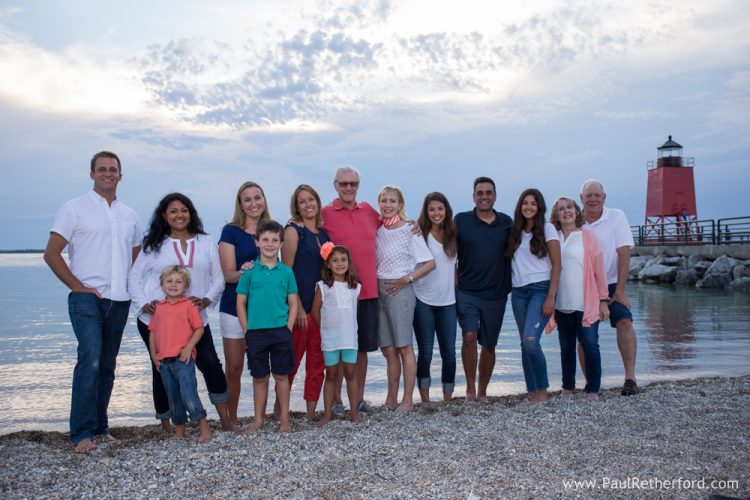 Charlevoix Family Photography Lighthouse Lake Michigan beach