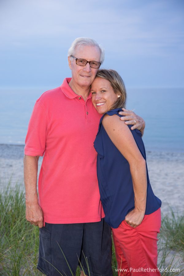 family photo lake michigan