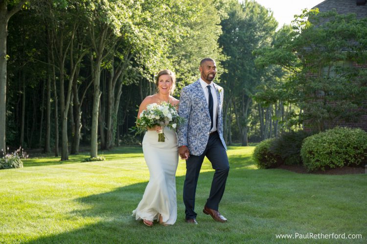 outdoor michigan private wedding photo