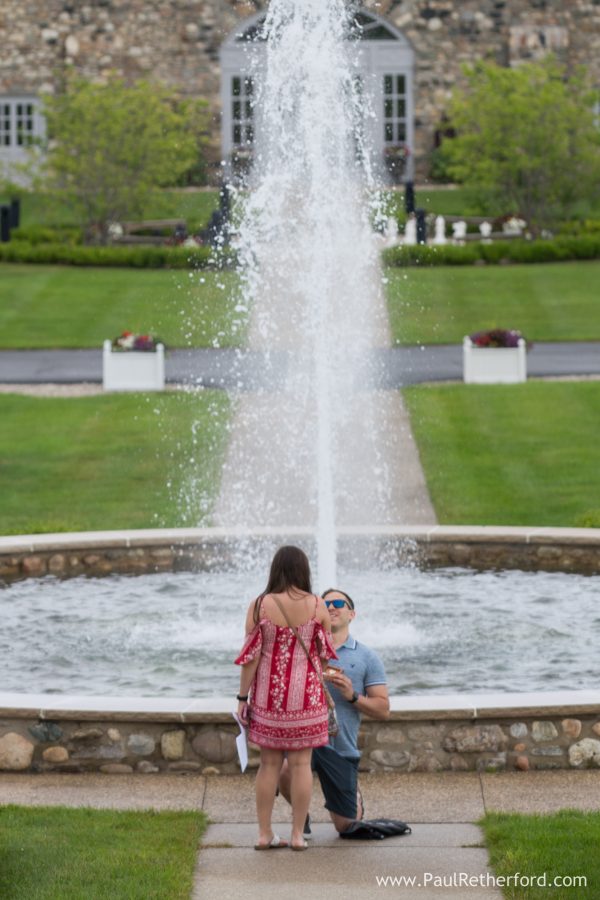surprise engagement northern michigan photo