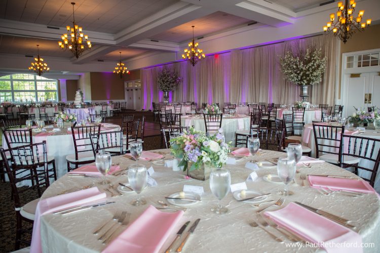 wedding setup monarch garden and floral northern michigan