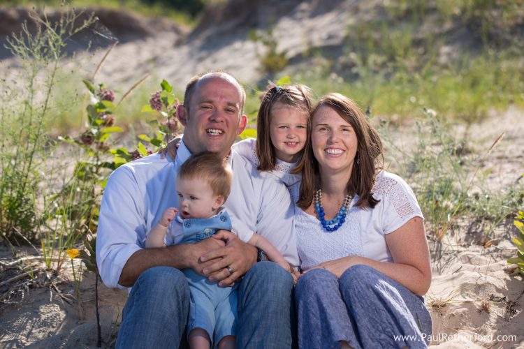 outdoor family photo petoskey