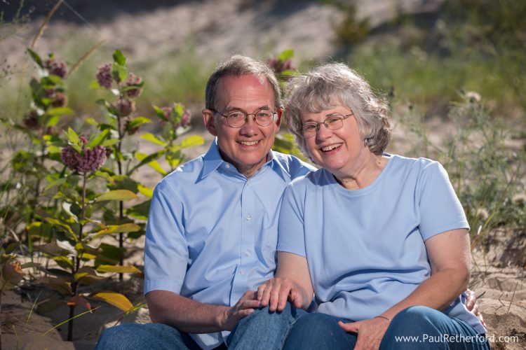 family beach photo petoskey