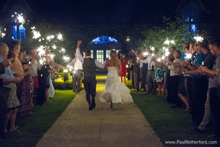 sparkler send off castle farms michigan photo