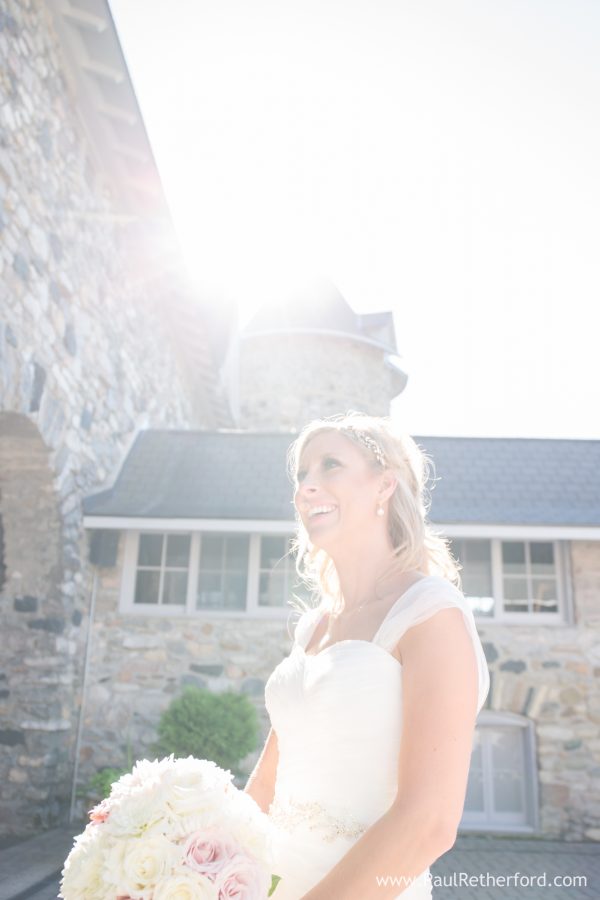 amazing castle farms wedding photo