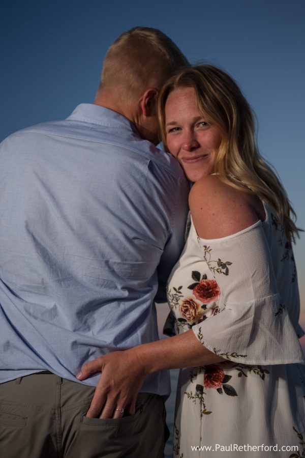 surprise engagement proposal northern michigan photo