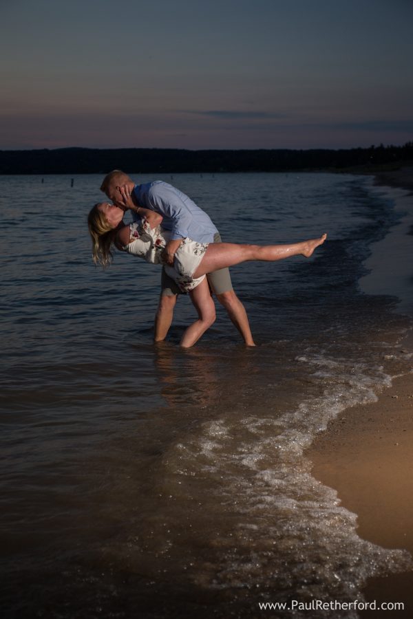 water engagement northern michigan photo