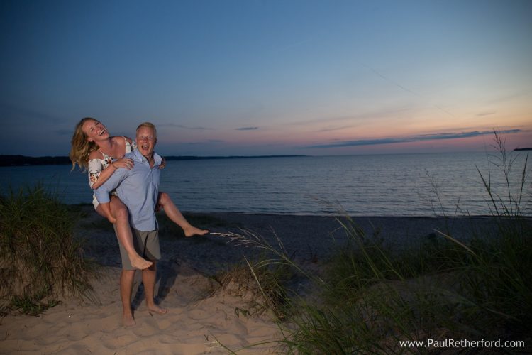 fun engagement photography