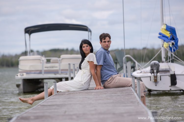 Engagement Photography Pickerel Lake Petoskey Michigan