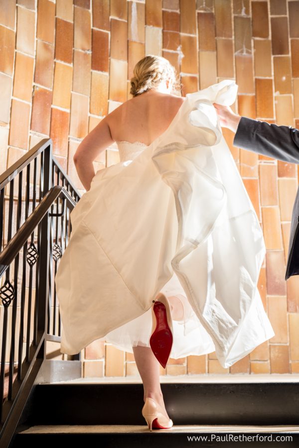 Christian Louboutin wedding shoe photo