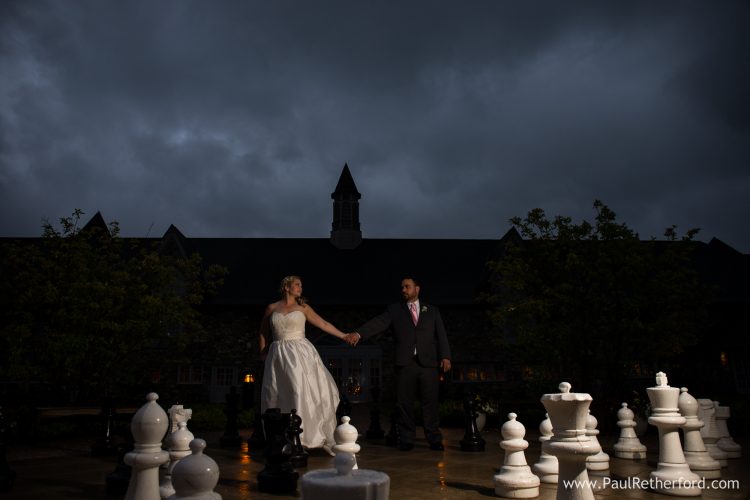 bride groom night castle farms photo