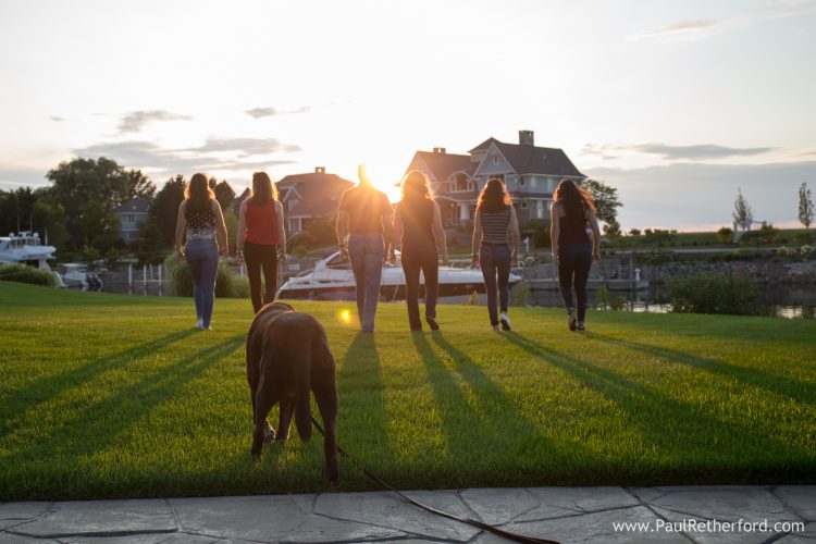 sunset family photo bay harbor 