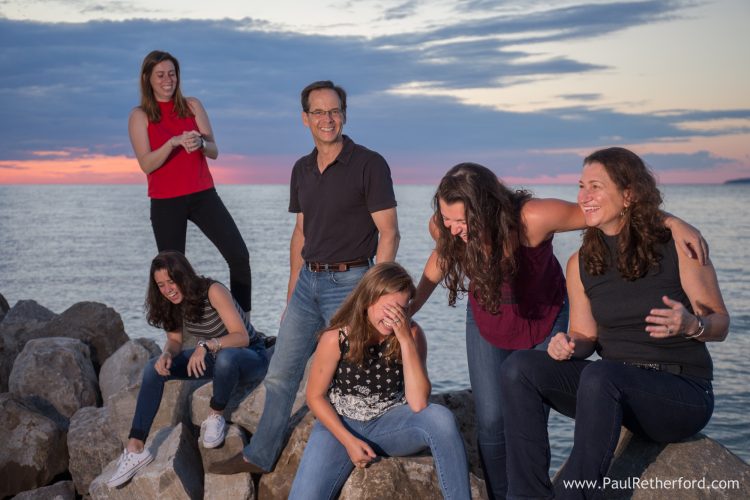 fun family photo bay harbor michigan