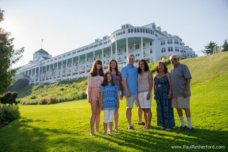 Mackinac Island Grand Hotel family photography