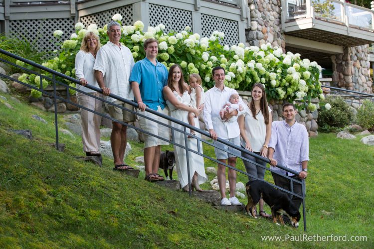 northern michigan bay harbor family photo