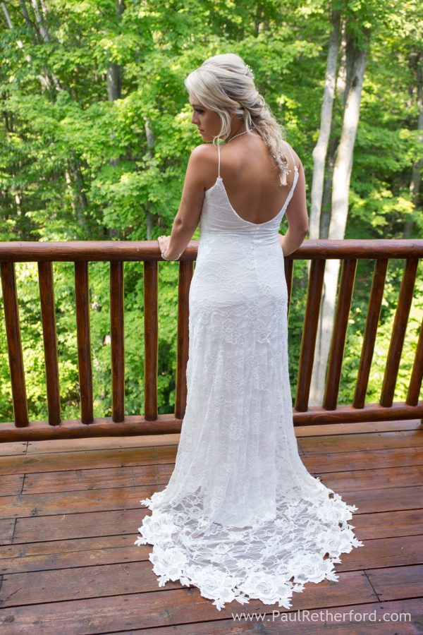 northern michigan wedding dress photo