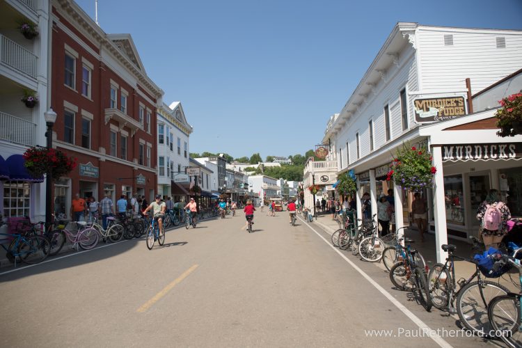 mackinac island downtown photo 