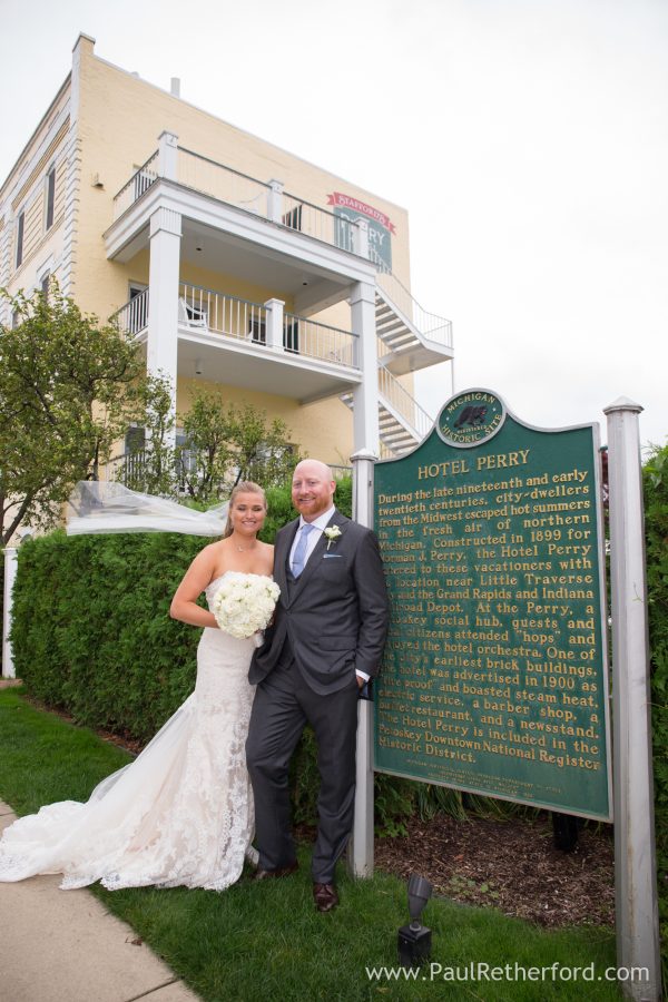 Intimate Stafford's Perry Hotel Wedding Photography Petoskey Michigan