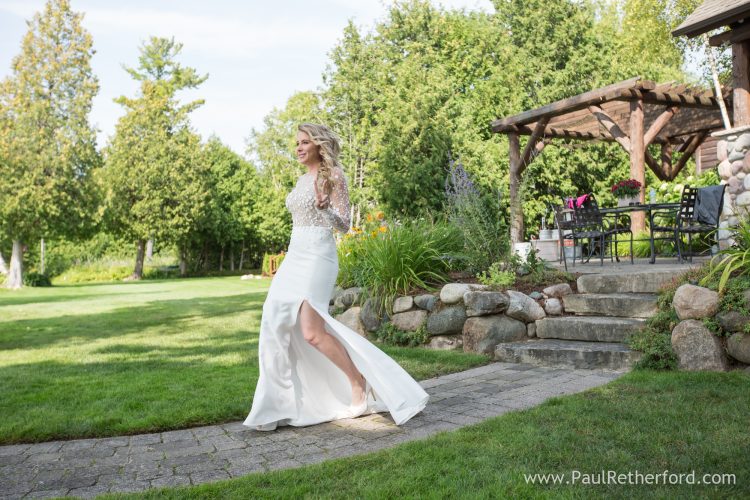 bride walloon lake northern michigan wedding photo