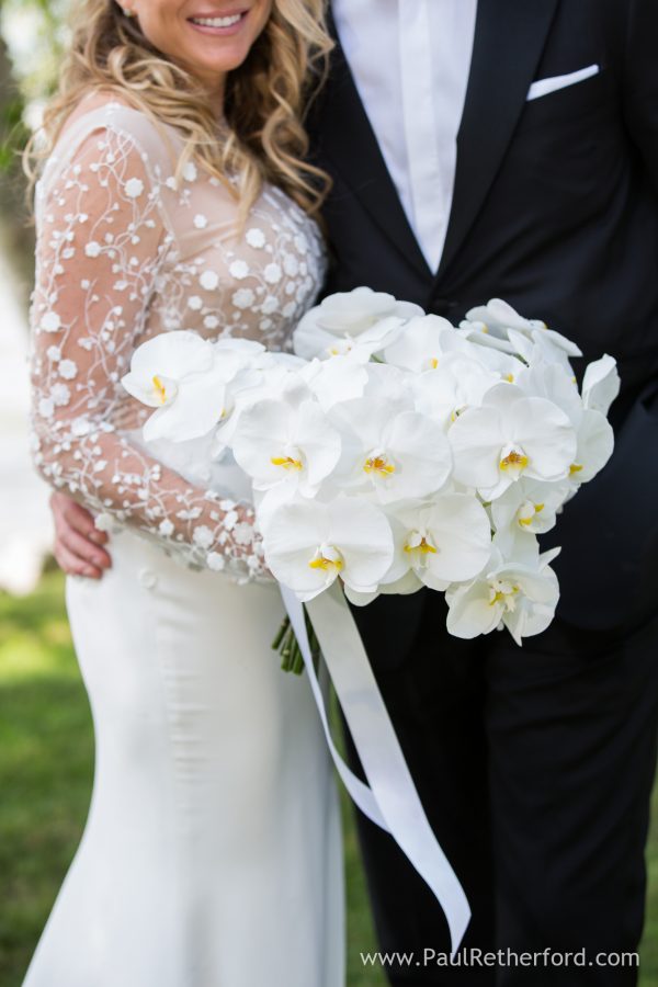 wedding flowers orchid bouquet photo