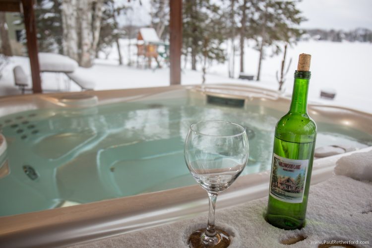 northern michigan snowmobile home photo