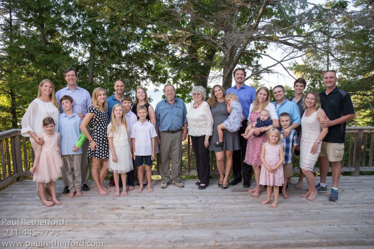 family photo session rental house northern michigan