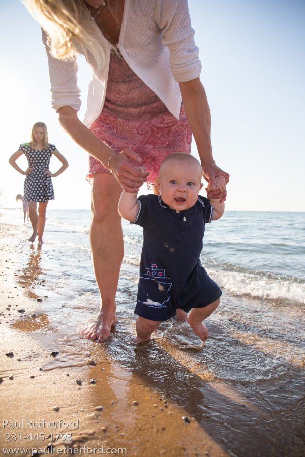 infant lake michigan shoreline photo