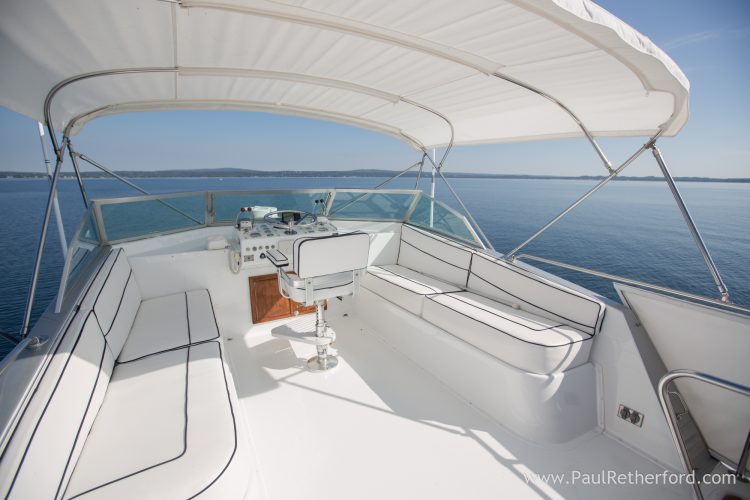 Northern Michigan yacht boat photography broker sales drone photo