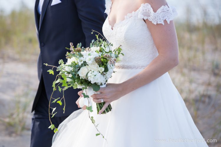 tigerlilly wedding flower bouquet photo
