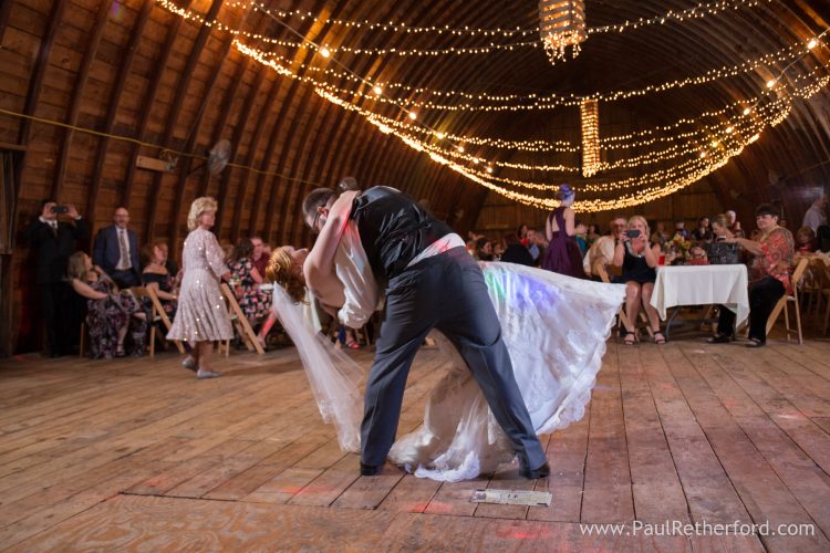first dance barn wedding michigan photo